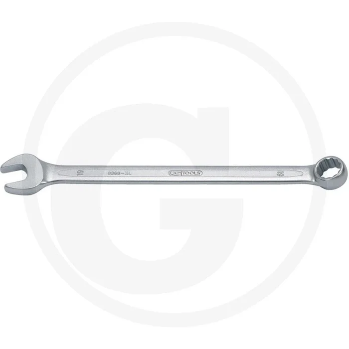 Ks tools xl ringsteeksleutel, gebogen, 25 mm – flanktraction-profil, 15° maulstellung