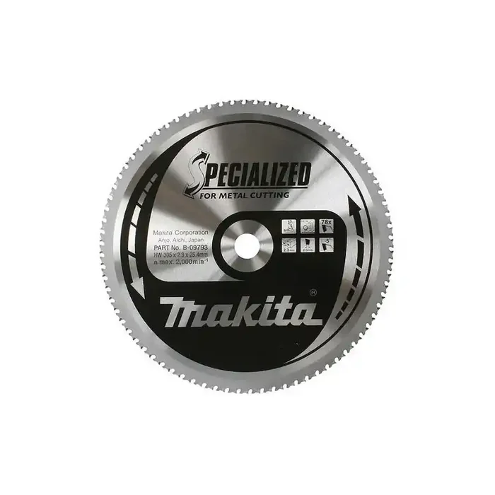 Lame carbure « Specialized » Tôles minces Diam 305 mm B-09793
