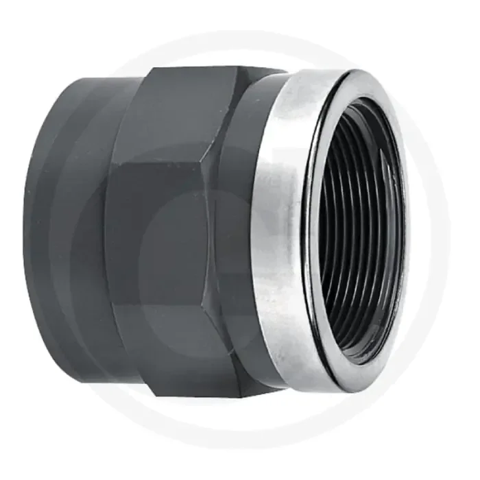 Lijmsok 90 mm pvc-u 3″ inch fitting met binnendraad