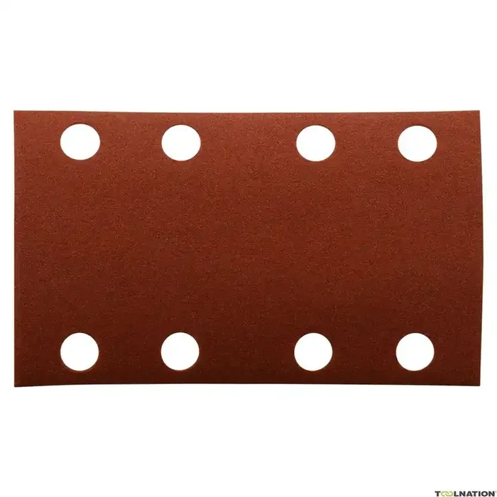 Makita Accessoires P-42226 feuille abrasive 80×133 mm Grain 240 RED 10 pcs.