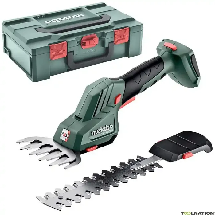 Metabo 601609840 SGS 18 LTX Q body Accu Cisaille à arbustes et à gazon 18V hors batteries et chargeur en Metabox 145