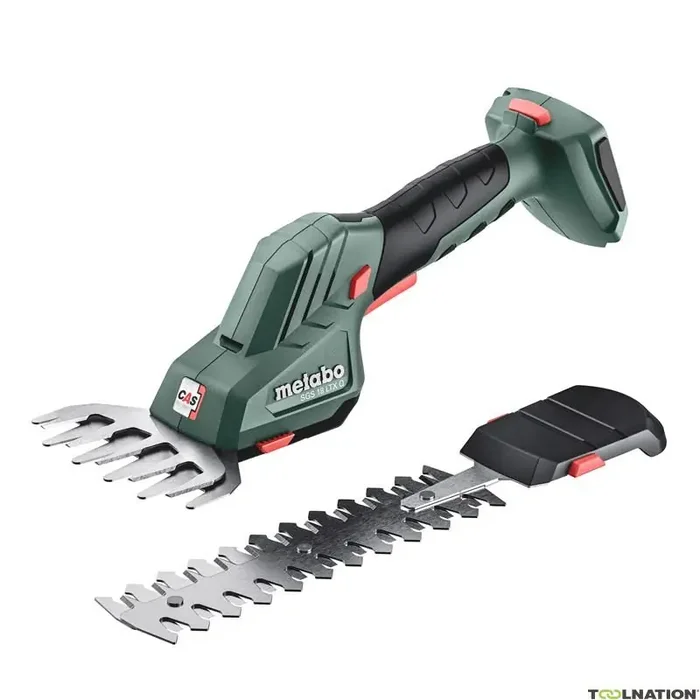 Metabo 601609850 SGS 18 LTX Q body Accu Cisailles à arbustes et à gazon 18V excluant les batteries et le chargeur