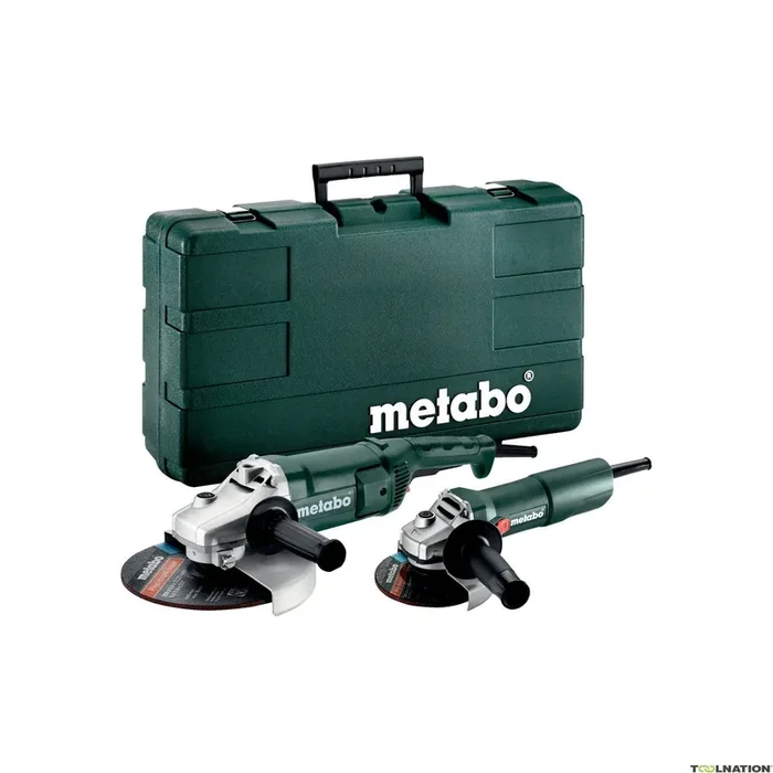 Metabo 685172500 Jeu de meuleuses d‘angle avec coffret (WE 2200-230 + W 750-125)
