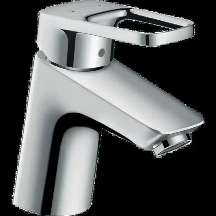 Mitigeur lavabo Logis Loop 70 avec tirette et vidage synthétique chrom