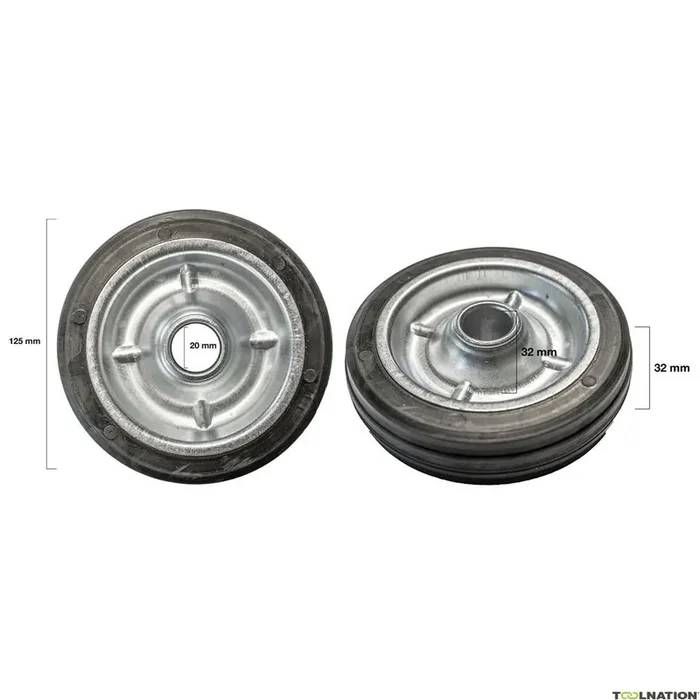 Orit SS/TS/MFK-0000-003-1 Largeur de roue 32 mm Trou d‘essieu 20 mm