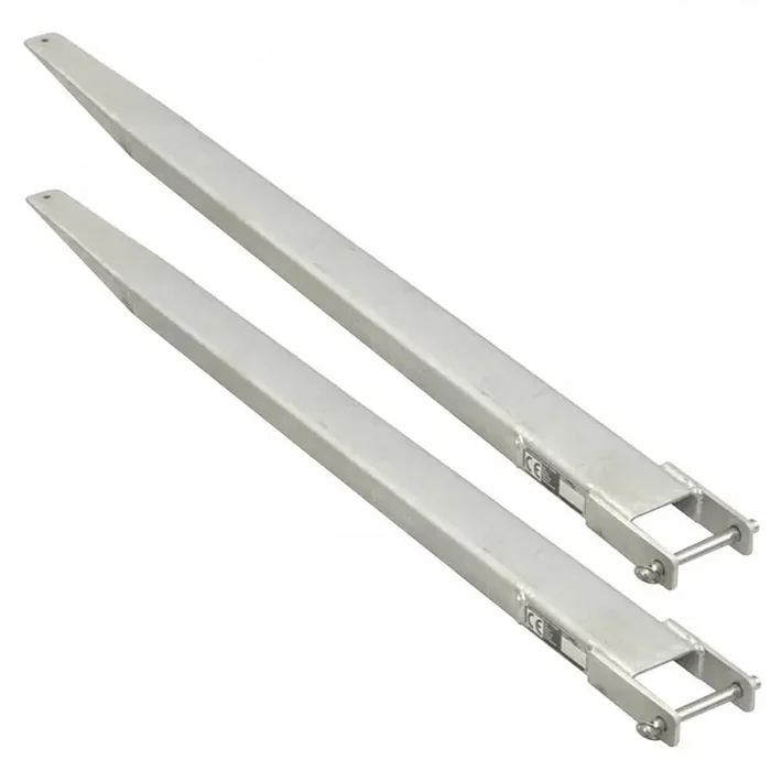 Paire de rallonges de fourches fermées 2200 mm capacité 1750 kg EXG 22