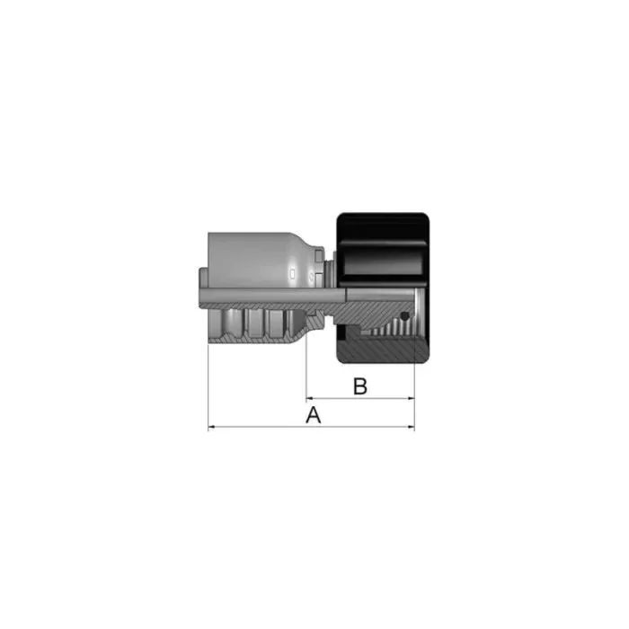 Parker Metrisch Perskoppeling Hogedrukreiniger 1/2 » x M22 x 1.5