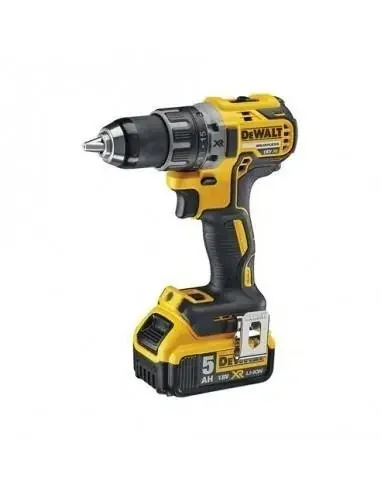 Perceuse visseuse Compact XR 18V 5Ah Li-Ion Brushless – 2 batteries – coffret – DCD791P2 – Dewalt