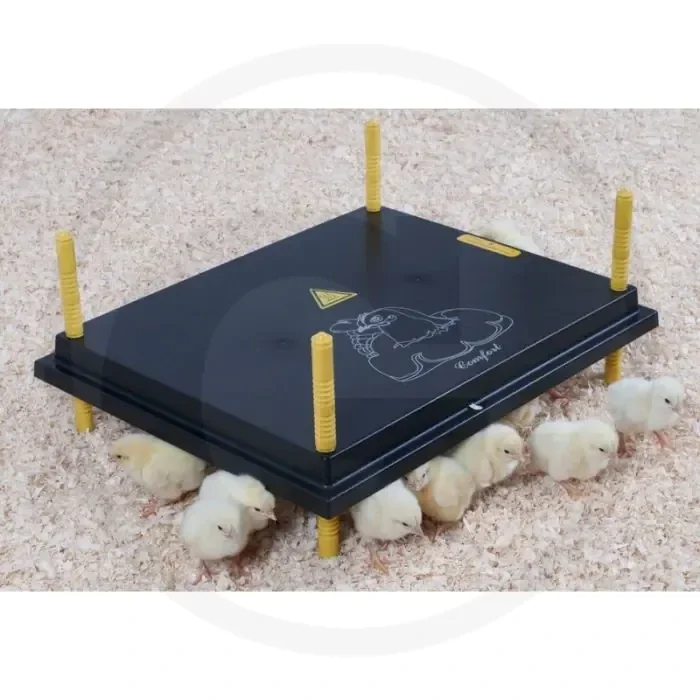Plaque chauffante horizontale pour 40 – 45 poussins – 40 x 50 cm, 50 w, 220-240 ac