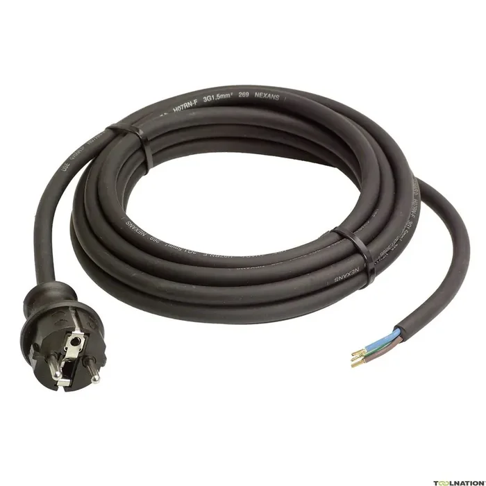 schwabe 60379 Câble de connexion Néoprène 230V/16A IP44 H07RN-F 3G1,5 noir 4.5m