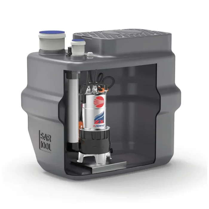 Station de relevage eaux chargées 100L Pedrollo SAR100 ZXm1A/40 15 m³/h