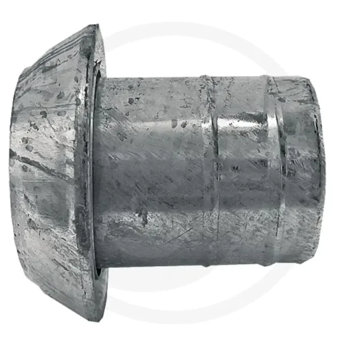 V-deel met slangtule Ø108mm / 4″ feuerverzinkt