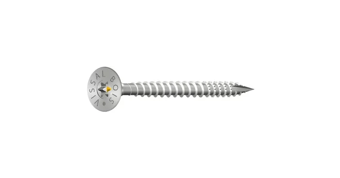 Vis bois et aggloméré TF TTAP ZN blanc, filet total, TX25, 5 x 30 mm, 500/bte – VISSAL