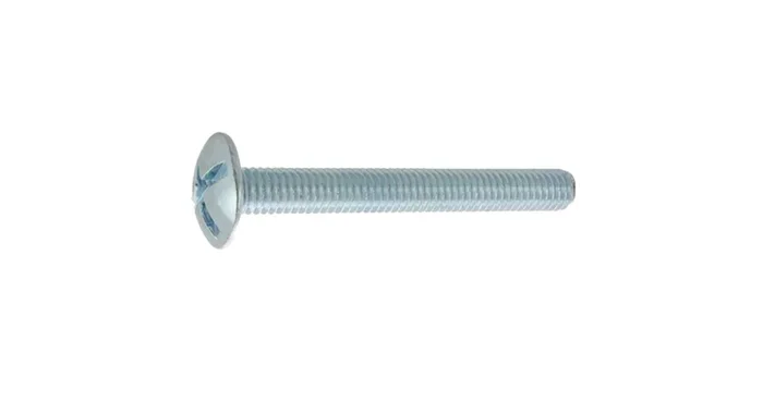 Vis poelier acier zingué blanc, NFE 25129, 6 x 60 mm, 100/bte – VISWOOD