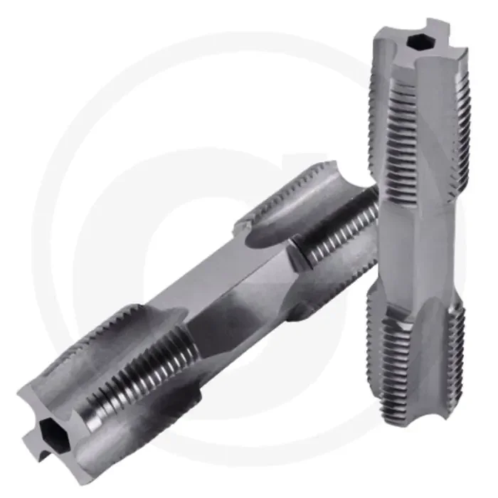 VÖlkel vÖlkel dubbele draadtap m12 x 1,75 – 70mm l1 – 22mm l2 – 8mm sleutelmaat – 10,2mm gat-Ø – 22mm l4
