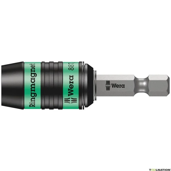 Wera 05052490001 887/4 RR Porte-embouts universel Rapidaptor avec aimant circulaire, 1/4″ x 57 mm