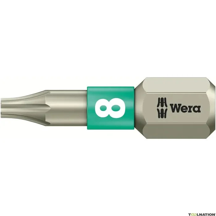 Wera 05071030001 3867/1 TS TORX® Embouts en acier inoxydable, TX 8 x 25 mm
