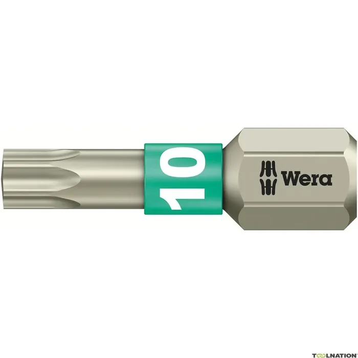 Wera 05071032001 3867/1 TS TORX® Embouts en acier inoxydable, TX 10 x 25 mm