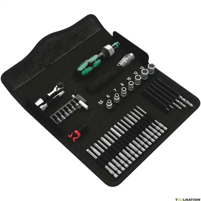 Wera 05135939001 Kraftform Kompakt H 1 Bois, 40 pièces